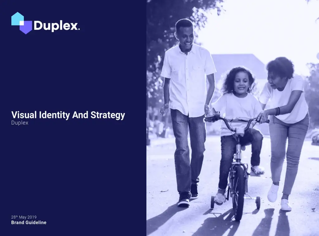 Duplex real estate branding and visual identity design