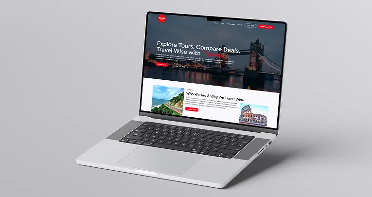 Travealz travel marketplace website design